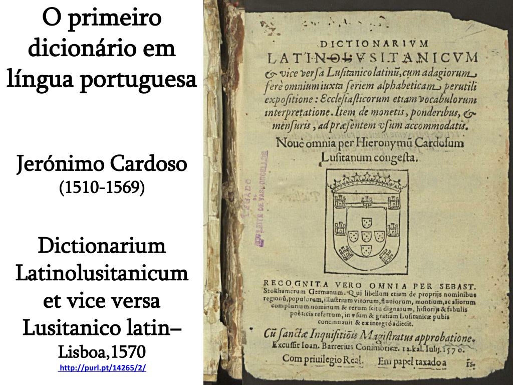 PPT - Dicionários modernos de português PowerPoint Presentation, free  download - ID:2708103
