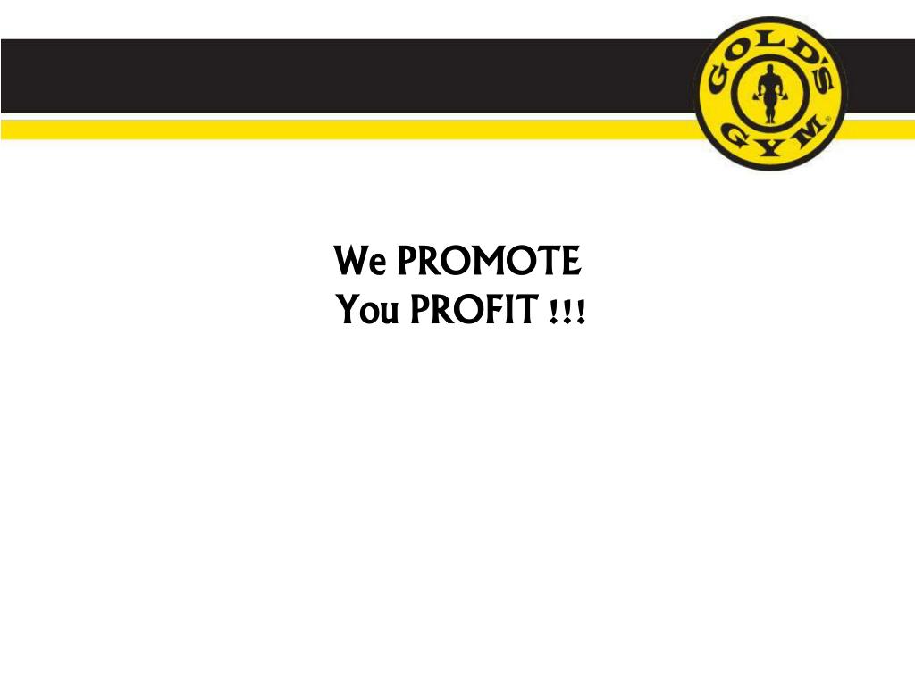 PPT - Advertising at Gold's Gym PowerPoint Presentation, free