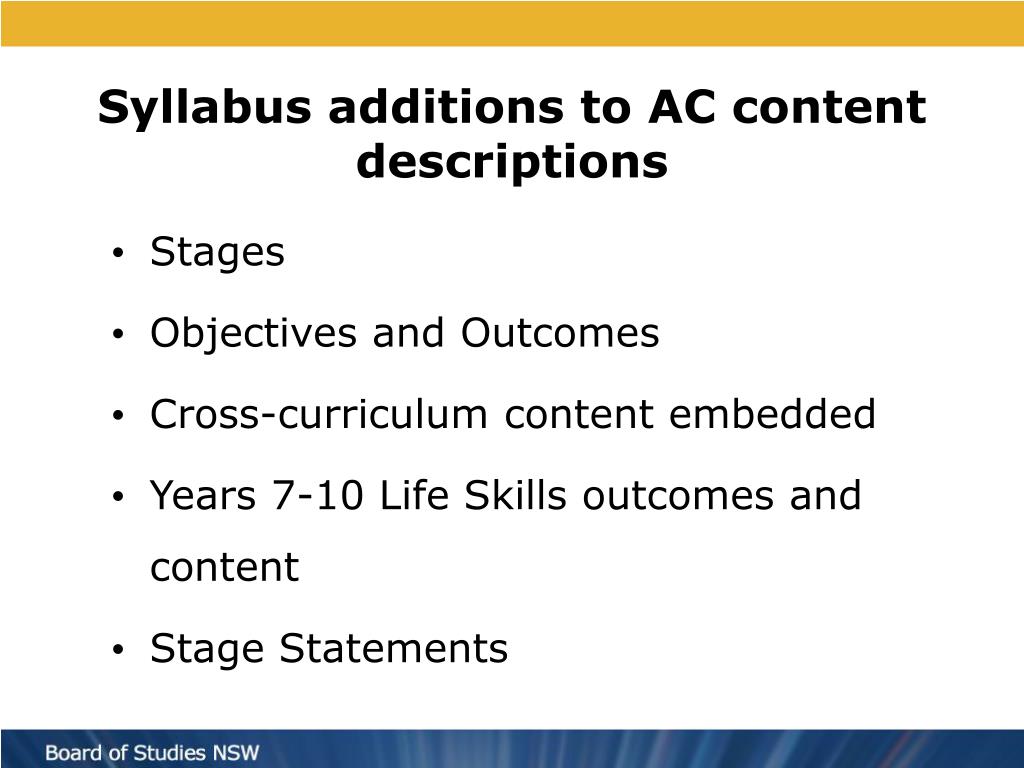 PPT - The Australian curriculum in NSW PowerPoint Presentation, free ...