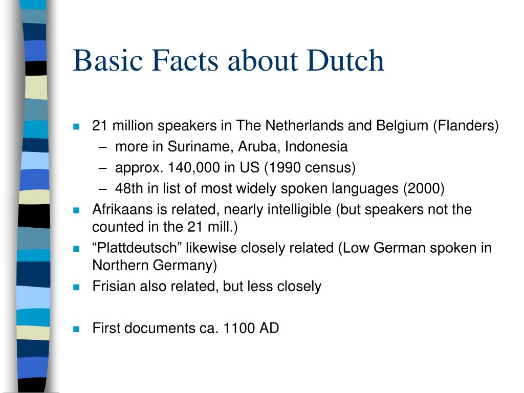 Ppt Double Dutch Language In The Lowlands Powerpoint Presentation Free Download Id 2709279