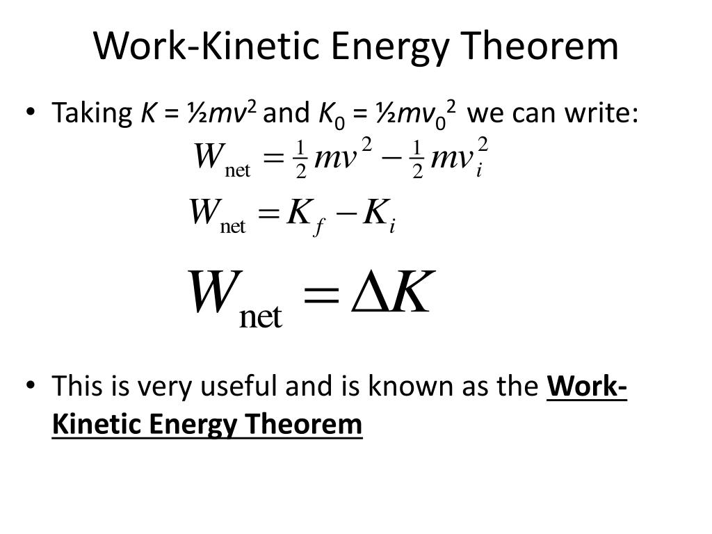 Work And Kinetic Energy - slideshare