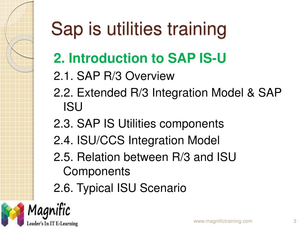 PPT - sap is utilities training PowerPoint Presentation, free download -  ID:2709807