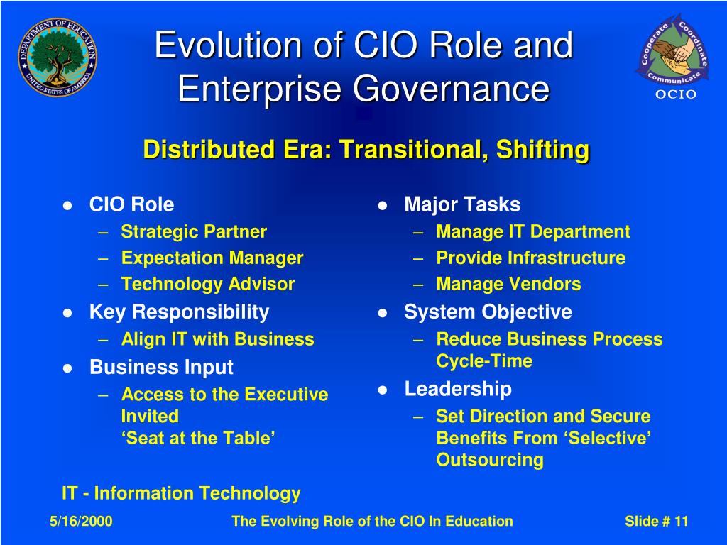 PPT - Evolution of CIO in Education: From Industrial to Information Age ...