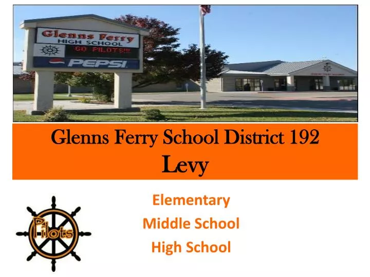 PPT Glenns Ferry School District 192 Levy PowerPoint Presentation