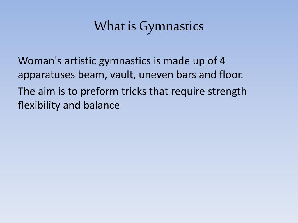 Ppt Gymnastics Powerpoint Presentation Free Download Id 2711391