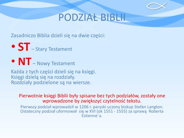 PPT - BIBLIA PowerPoint Presentation - ID:2711877