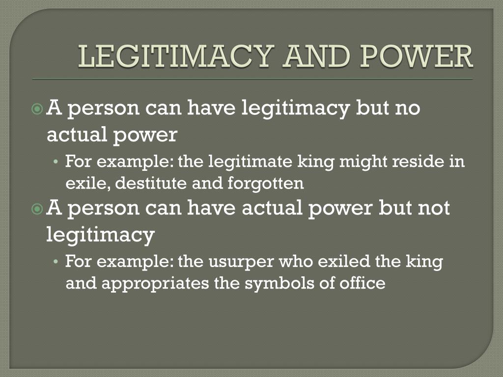 essay on power authority and legitimacy