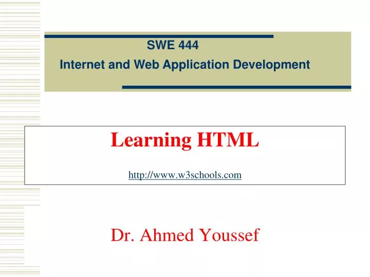 learning html http www w3schools com n.