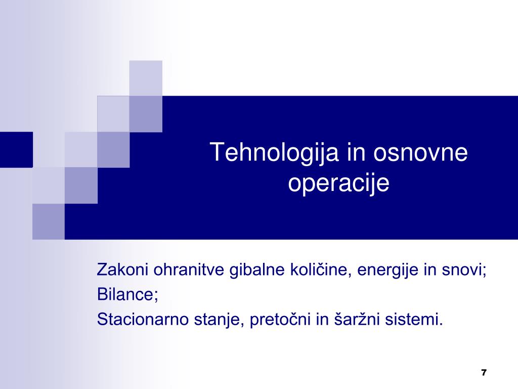 PPT - Tehnološko procesništvo PowerPoint Presentation, free download -  ID:2713663