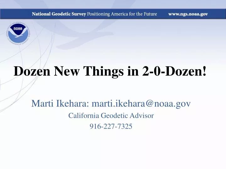 dozen new things in 2 0 dozen n.