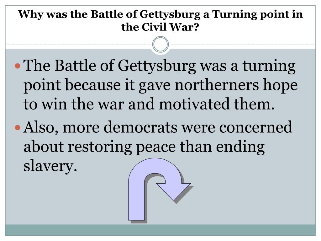 battle of gettysburg turning point essay