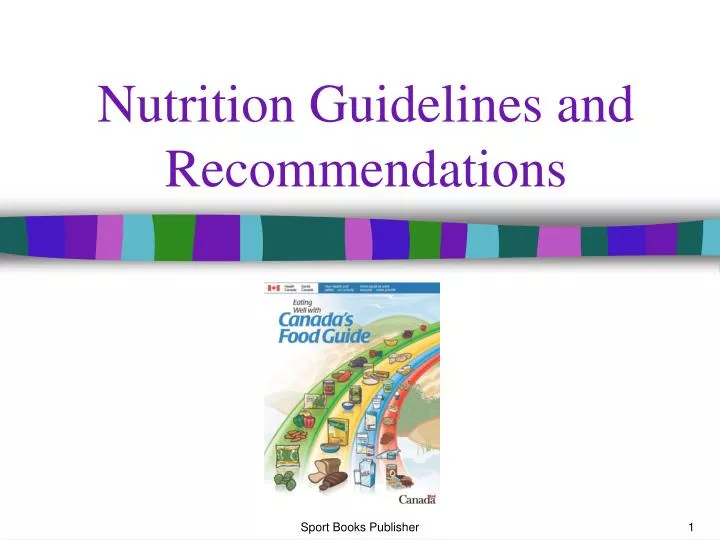 NUTRITION GUIDELINES AND RECOMMENDATIONS visual data 6