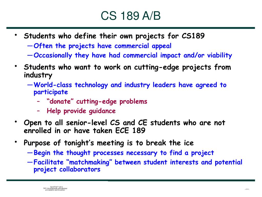 PPT CS189/172 Capstone Project Kickoff Meeting PowerPoint