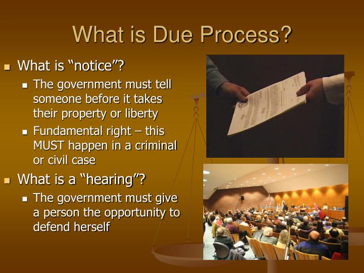 due process definition due process definition