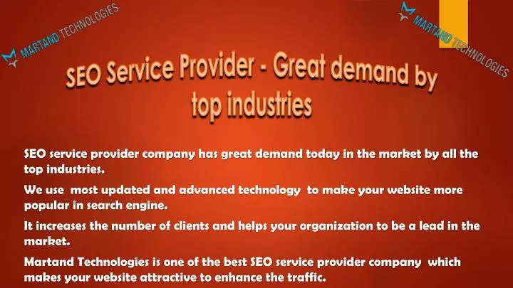 seo service provider great demand by top industries n.