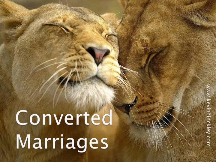 converted marriages n.