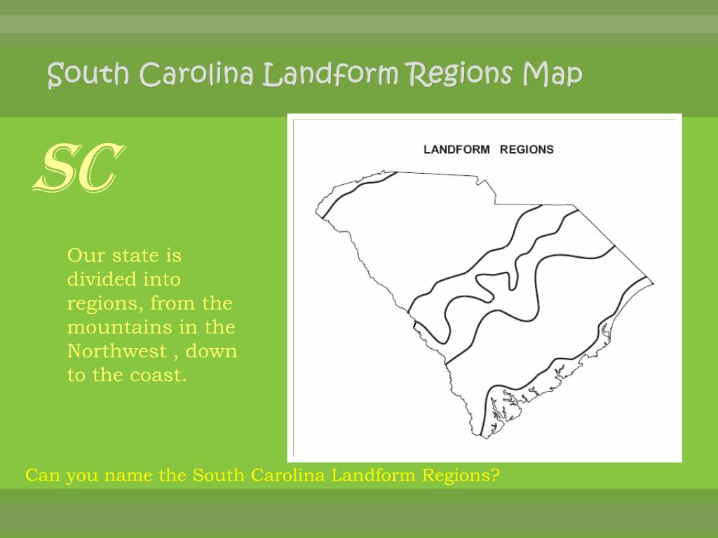 South carolina landform regions