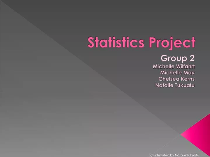 statistics project presentation