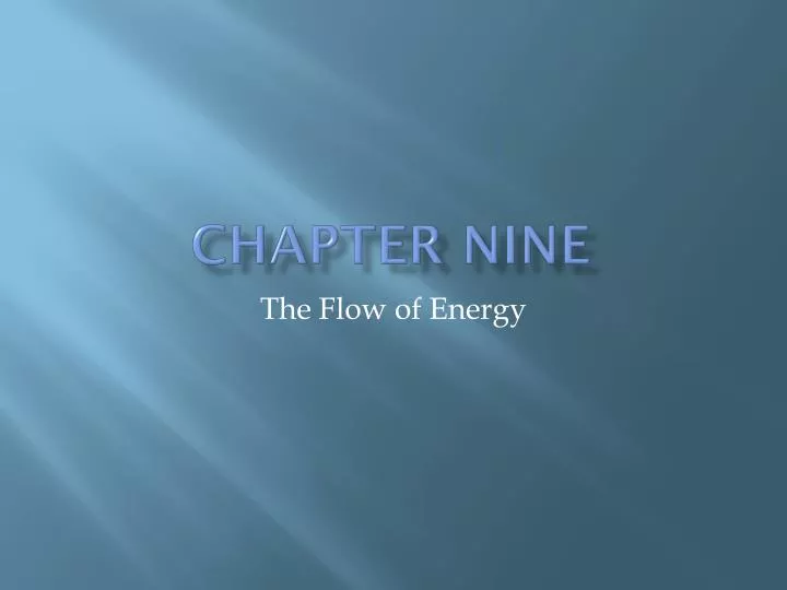 PPT - Chapter NINE PowerPoint Presentation, free download - ID:2718733
