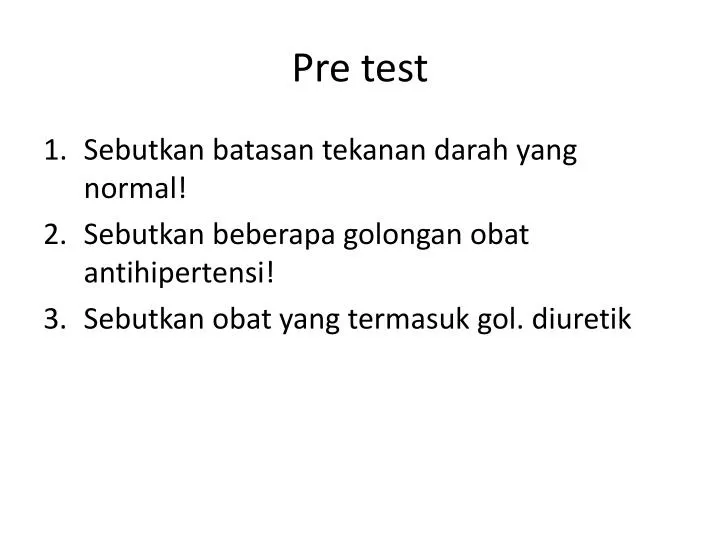 Pre test 3. Pre Test. Proveit POWERPOINT Test Cheat.