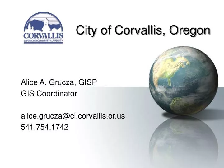 city of corvallis oregon n.