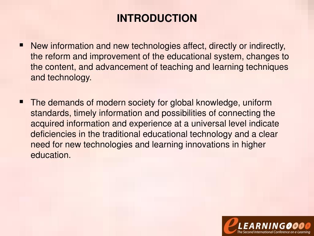 introduction about higher education