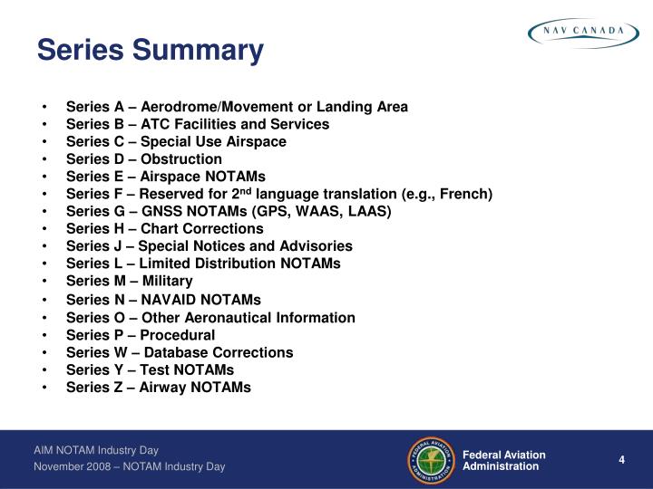 PPT Aeronautical Information Management NOTAM Industry Day PowerPoint