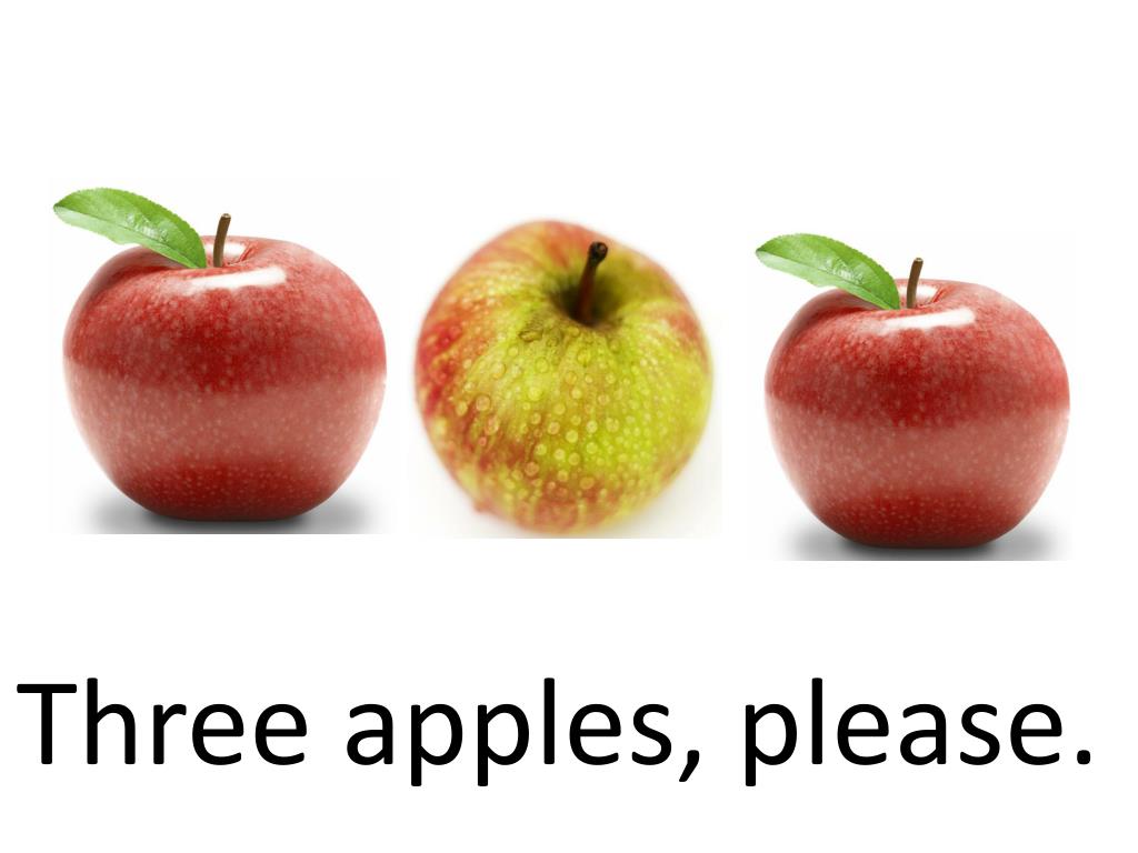 Яблоко перевести на английский. Many Apples. Much more Apples.. A picture of three Apples Comparison. Are there Apples on the three?.