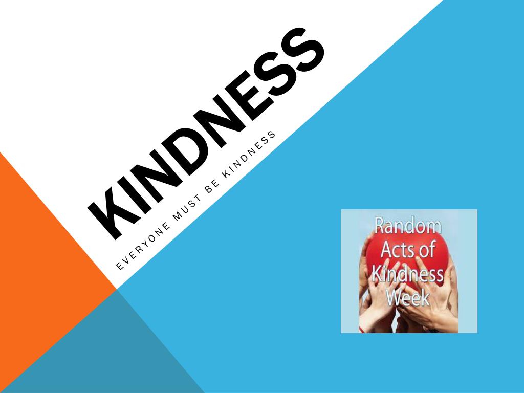 free powerpoint presentation on kindness
