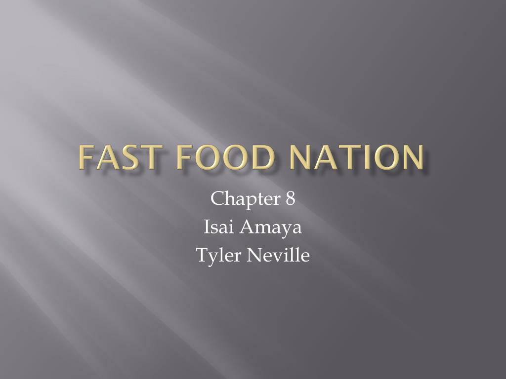 fast food nation chapter 8 questions