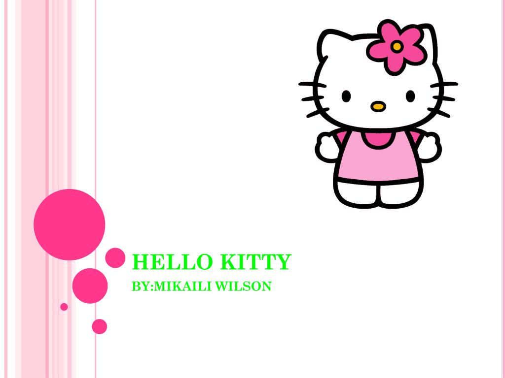  PPT  HELLO  KITTY  PowerPoint  Presentation free download  