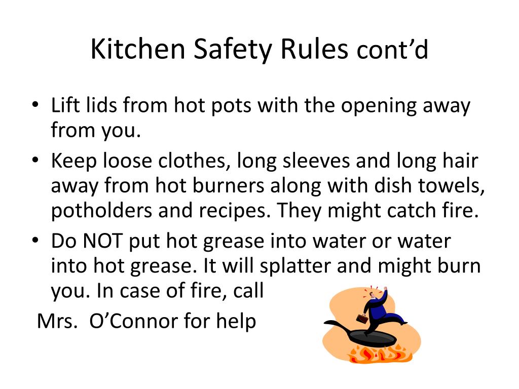 Kitchen Safety Rules A-Z / Check spelling or type a new query