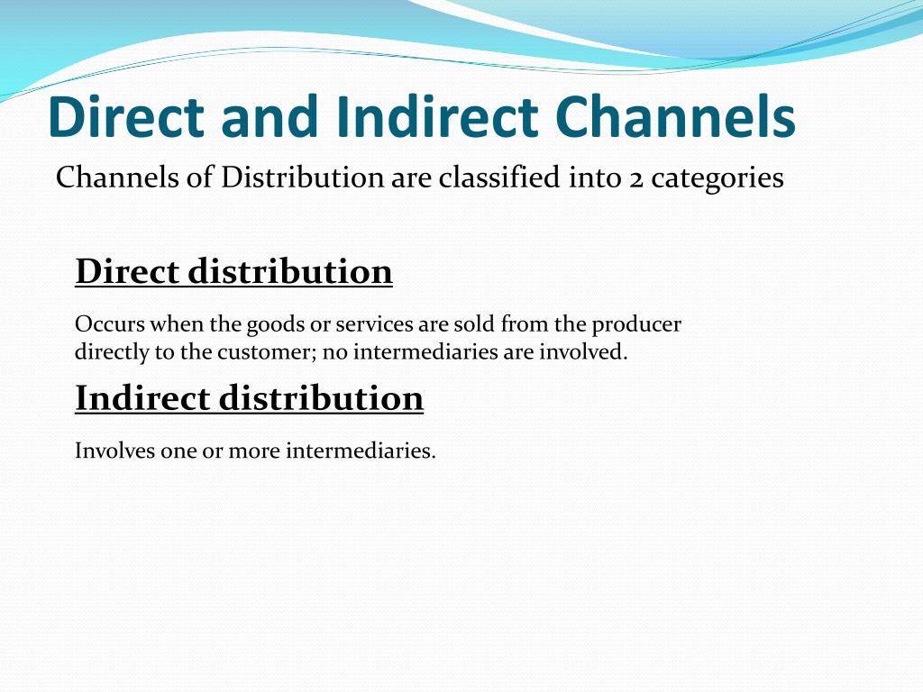 PPT Channels Of Distribution PowerPoint Presentation Free Download 