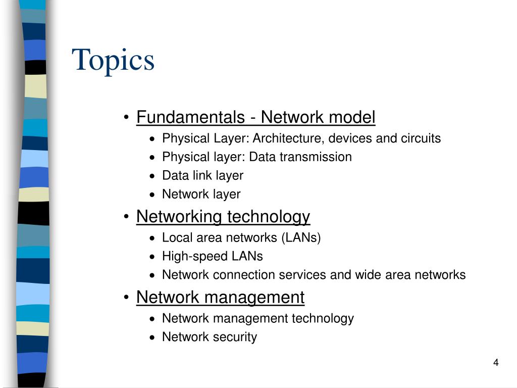 data communication topics for presentation