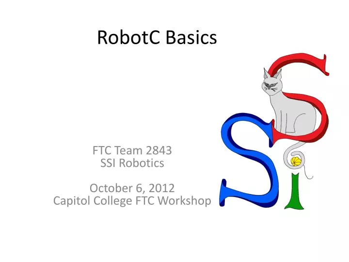 PPT - RobotC Basics PowerPoint Presentation, free download - ID:2725008
