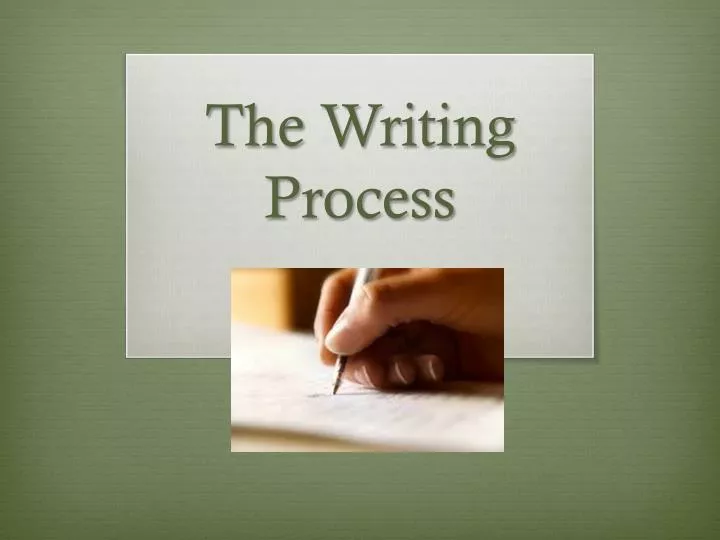 process of writing powerpoint presentation