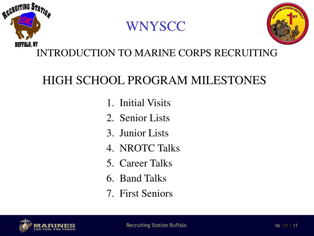 PPT MARINE CORPS RECRUITING STATION BUFFALO PowerPoint Presentation