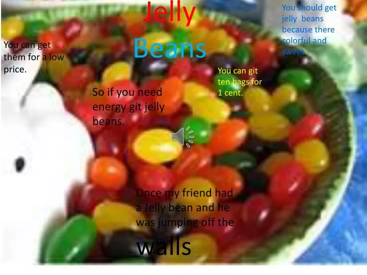 jelly beans n.