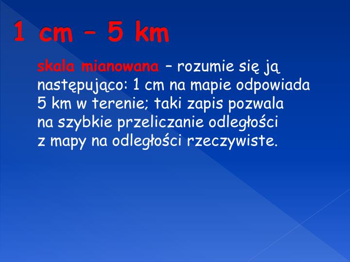 PPT - „Skala mapy” PowerPoint Presentation - ID:2727495