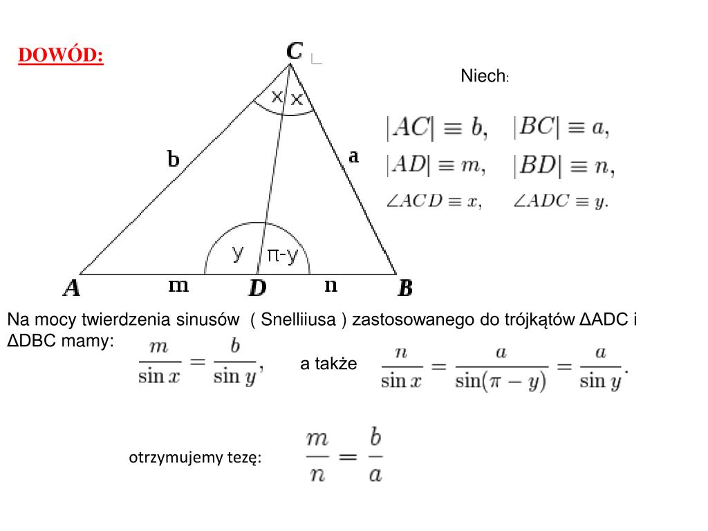 Wzór Na Miarę Kąta Wewnętrznego PPT - Matura 2010 z matematyki na poziomie rozszerzonym PowerPoint