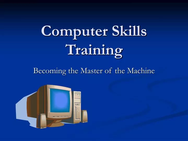 computer training powerpoint presentation