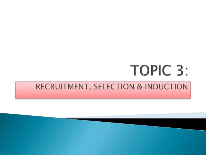 recruitment selection and induction • types of recruitment methods and selection processes • induction • training and the human resource management function — the employment cycle. recruitment selection and induction • types of recruitment methods and selection processes • induction • training and the human resource management function — the employment cycle.