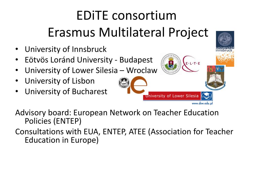 PPT - European Doctorate in Teacher Education – EDiTE PowerPoint ...