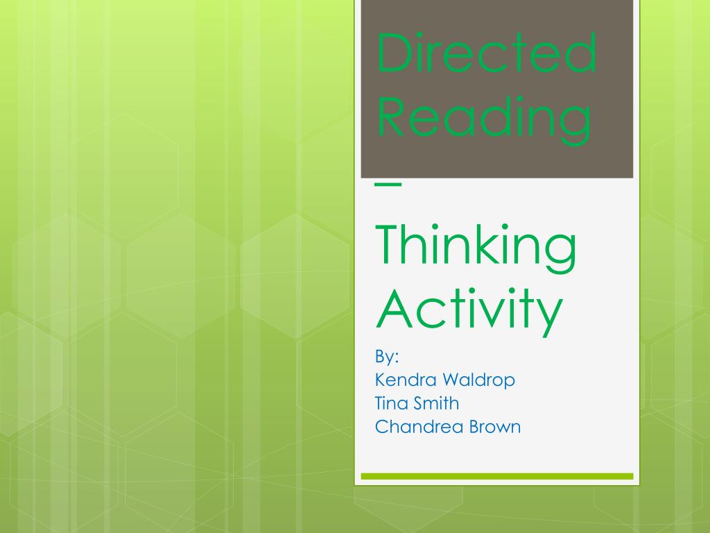 directed reading thinking activity research