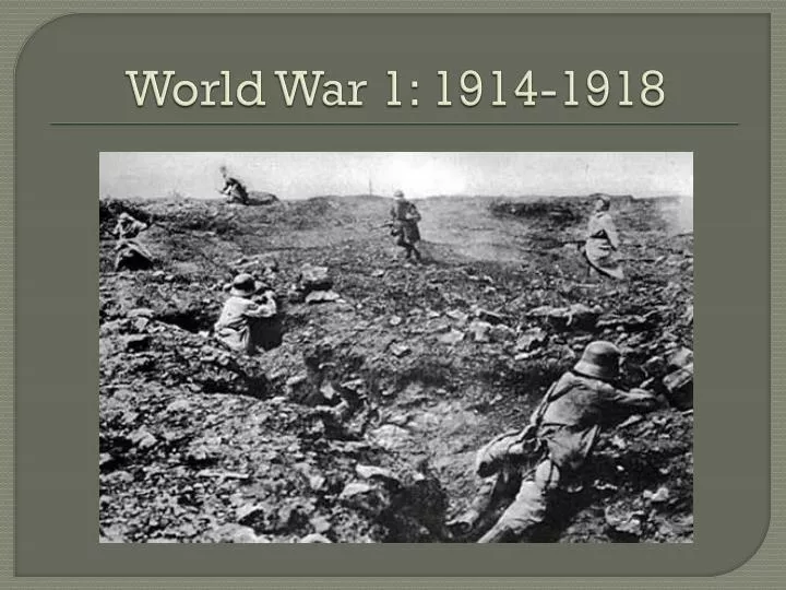 PPT World War 1: 1914 1918 PowerPoint Presentation free download PPT World War 1: 1914 1918 PowerPoint Presentation free download
