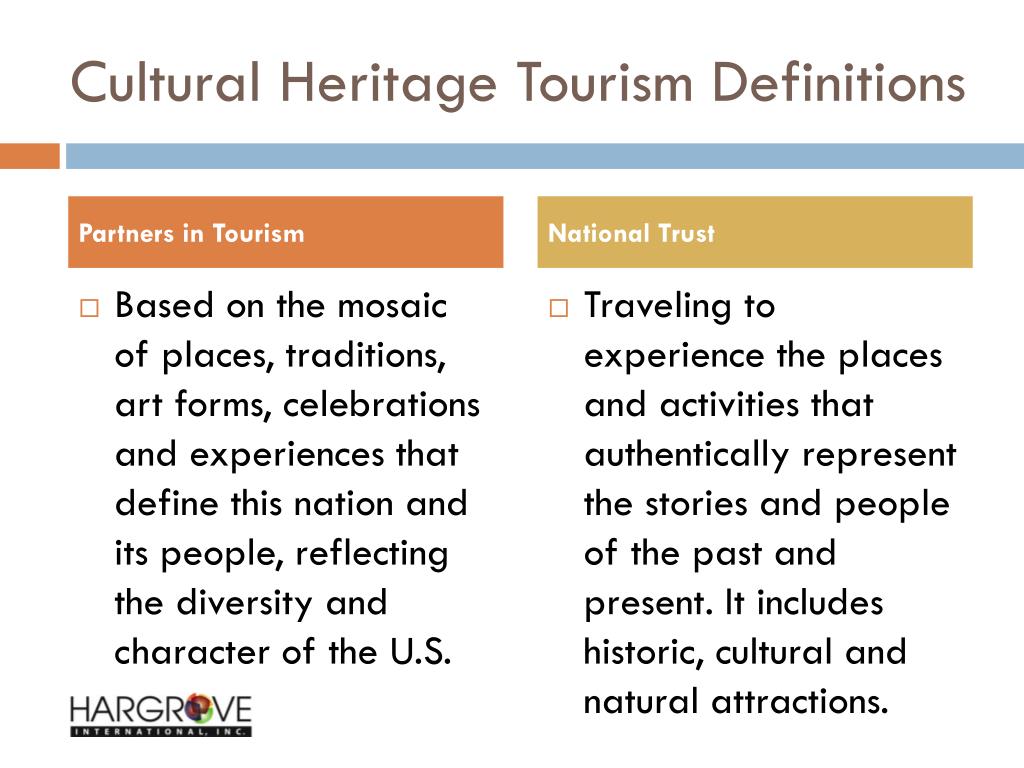 cultural and heritage tourism salary