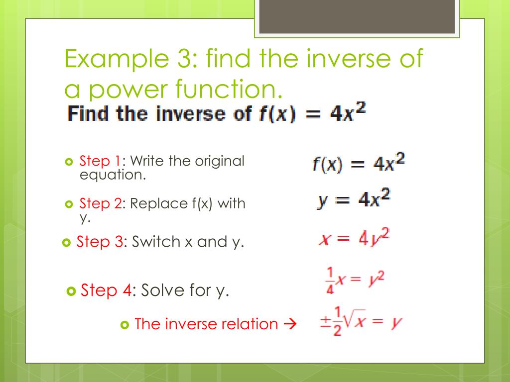 power utility function inverse