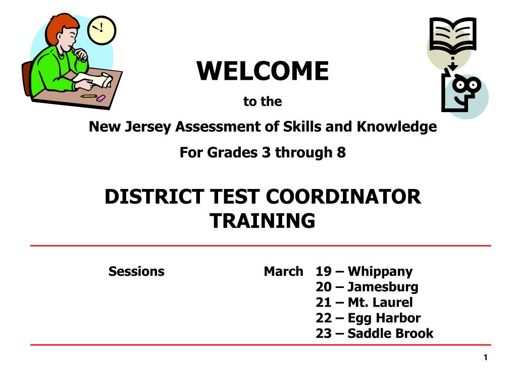 PPT - WELCOME to the New Jersey Assessment of Skills and Knowledge For ...