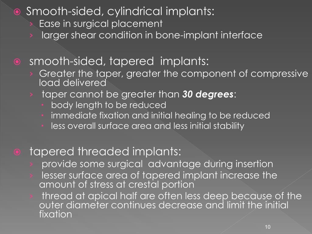PPT - Scientific rationale for dental implant design PowerPoint ...