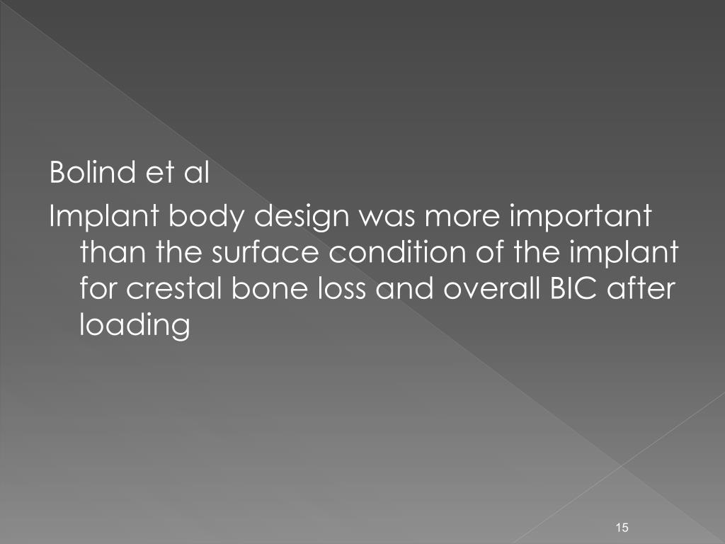 PPT - Scientific rationale for dental implant design PowerPoint ...